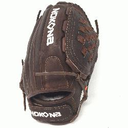 itch Softball Glove 12.5 inches Chocolate lace. Nokona Elite perform